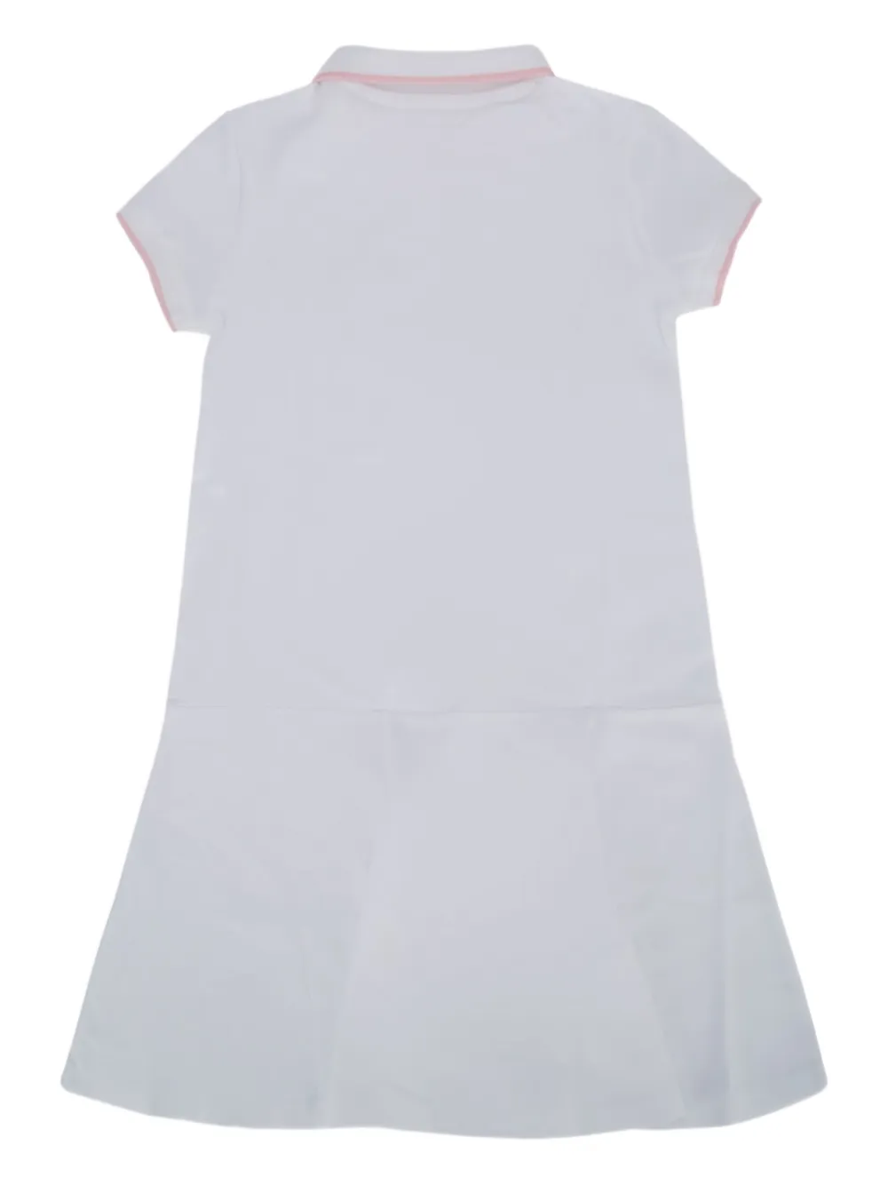 Kenzo Kids embroidered polo dress Wit