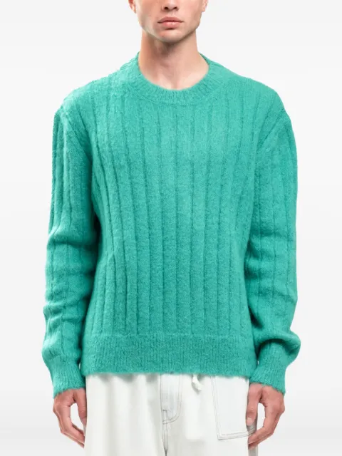 Marni ribbed fuzzy sweater