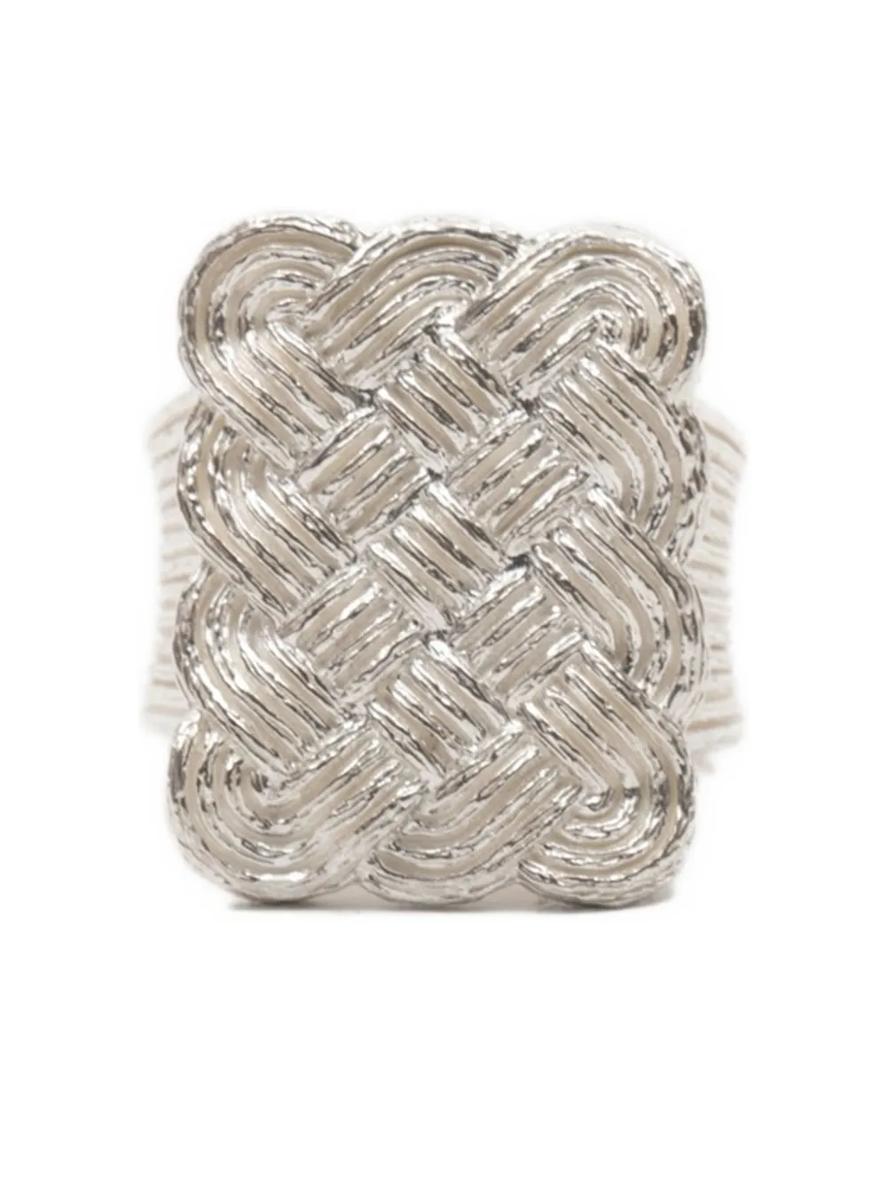 Bleue Burnham woven silver ring | Silver | Image 1