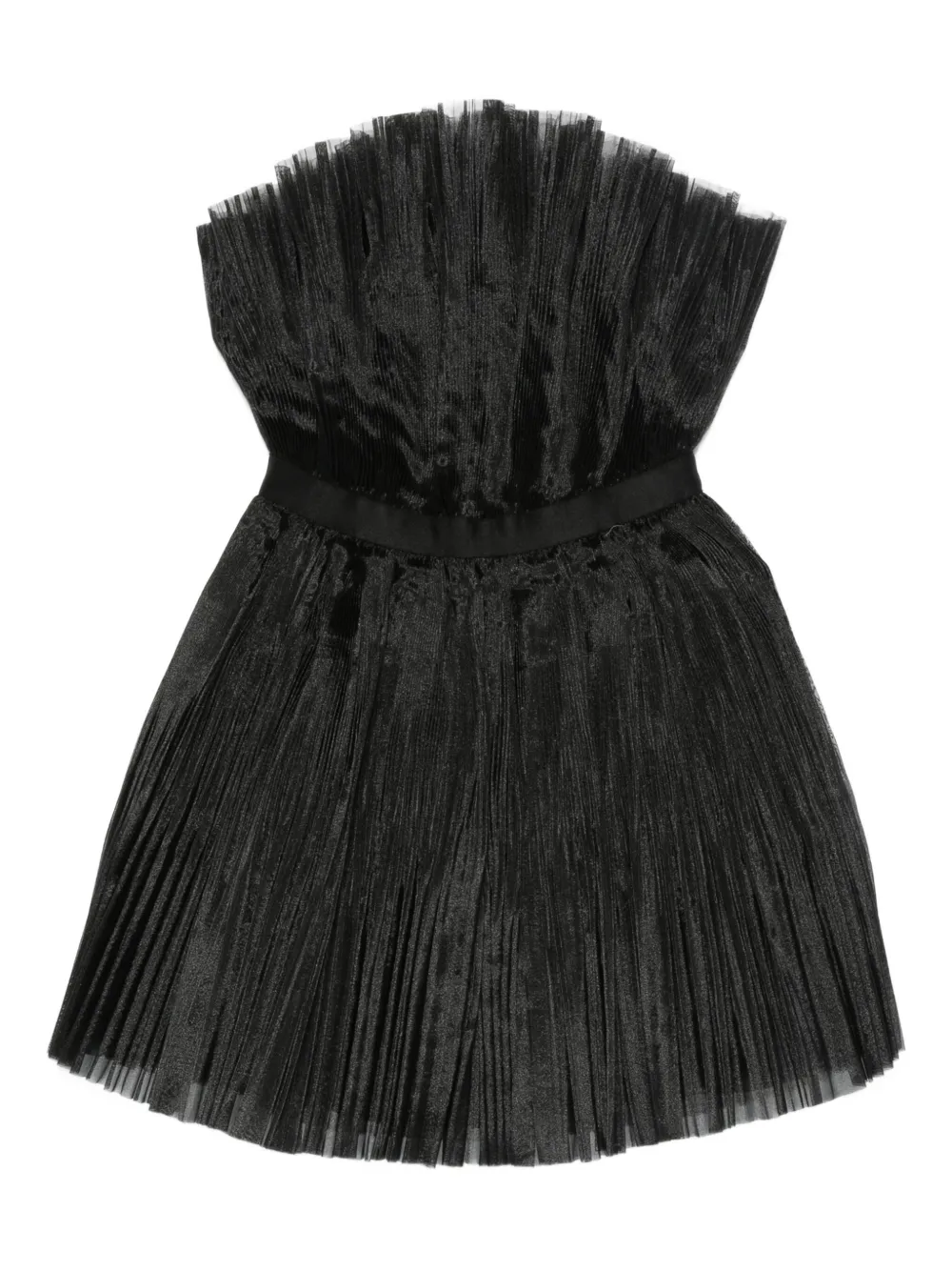 Maje Plissiertes Minikleid - Schwarz