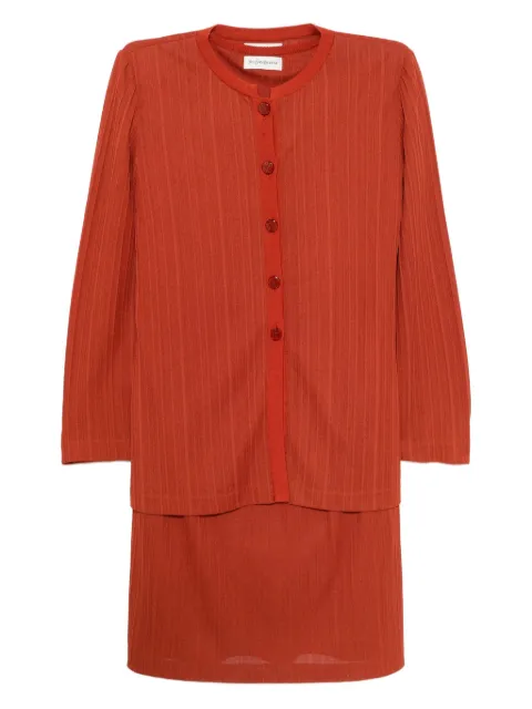 Saint Laurent Pre-Owned vestido estilo cárdigan 1990-2000