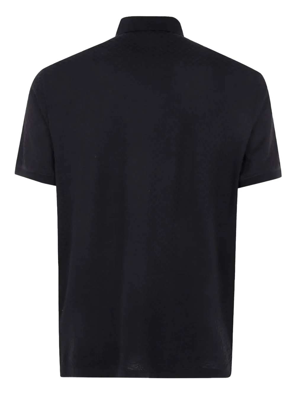 Emporio Armani Katoenen poloshirt Zwart