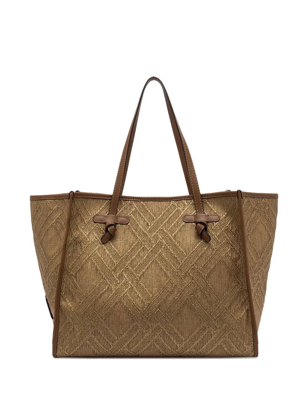 Marcella diamond-pattern tote bag