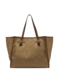 Marella Marcella diamond-pattern tote bag - Brown