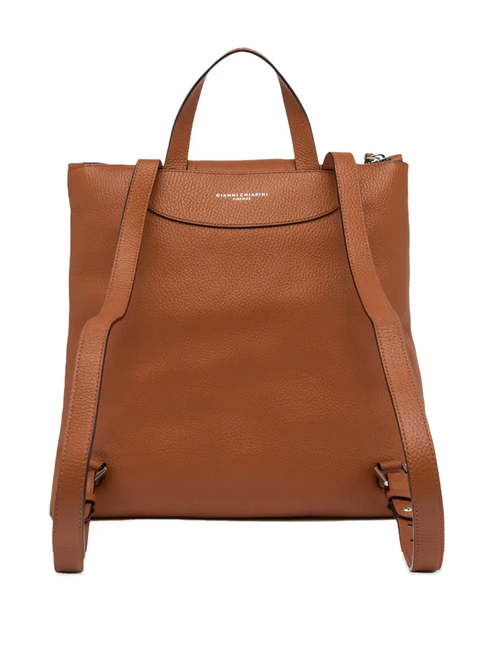 GIANNI CHIARINI Leren medium rugzak Bruin