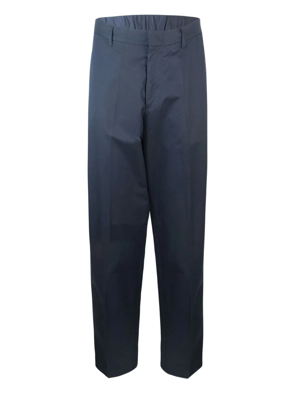 Emporio Armani Broek met elastische tailleband en paspelzak Blauw