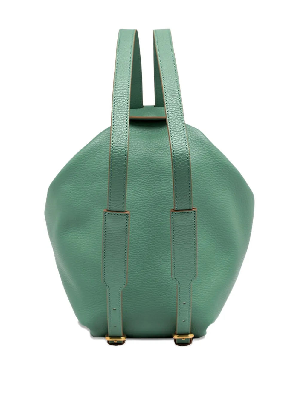 GIANNI CHIARINI leather zip backpack - Groen