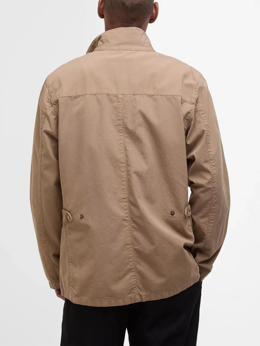 Barbour Jack met knoopsluiting Beige