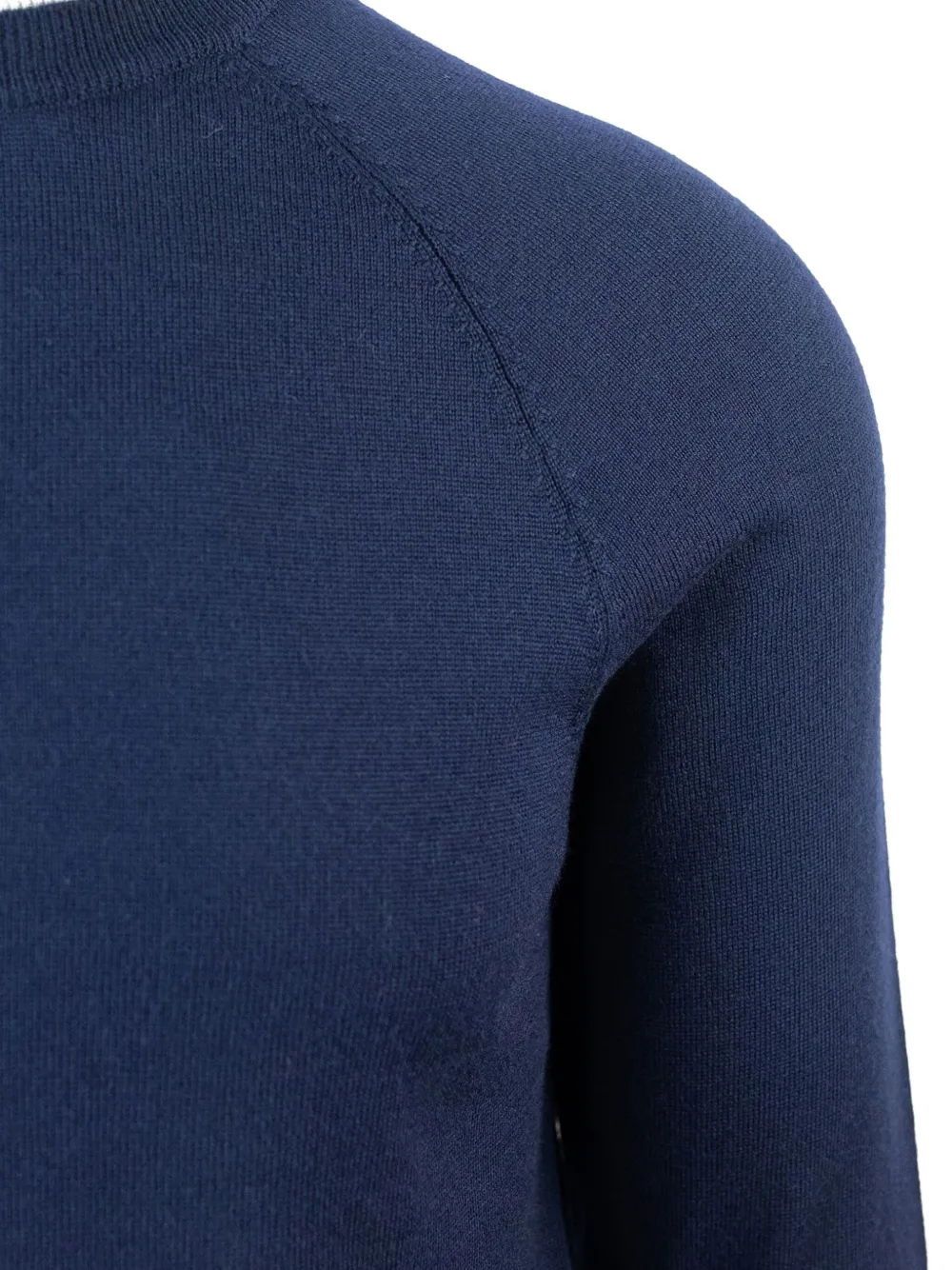 Eleventy Wollen sweater met raglan mouwen Blauw