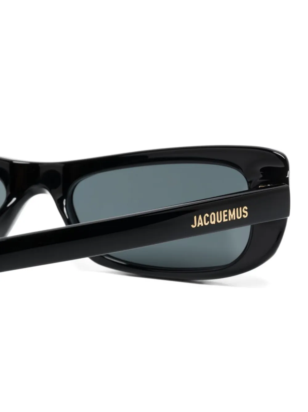 Jacquemus The Capri rectangle-frame sunglasses Zwart