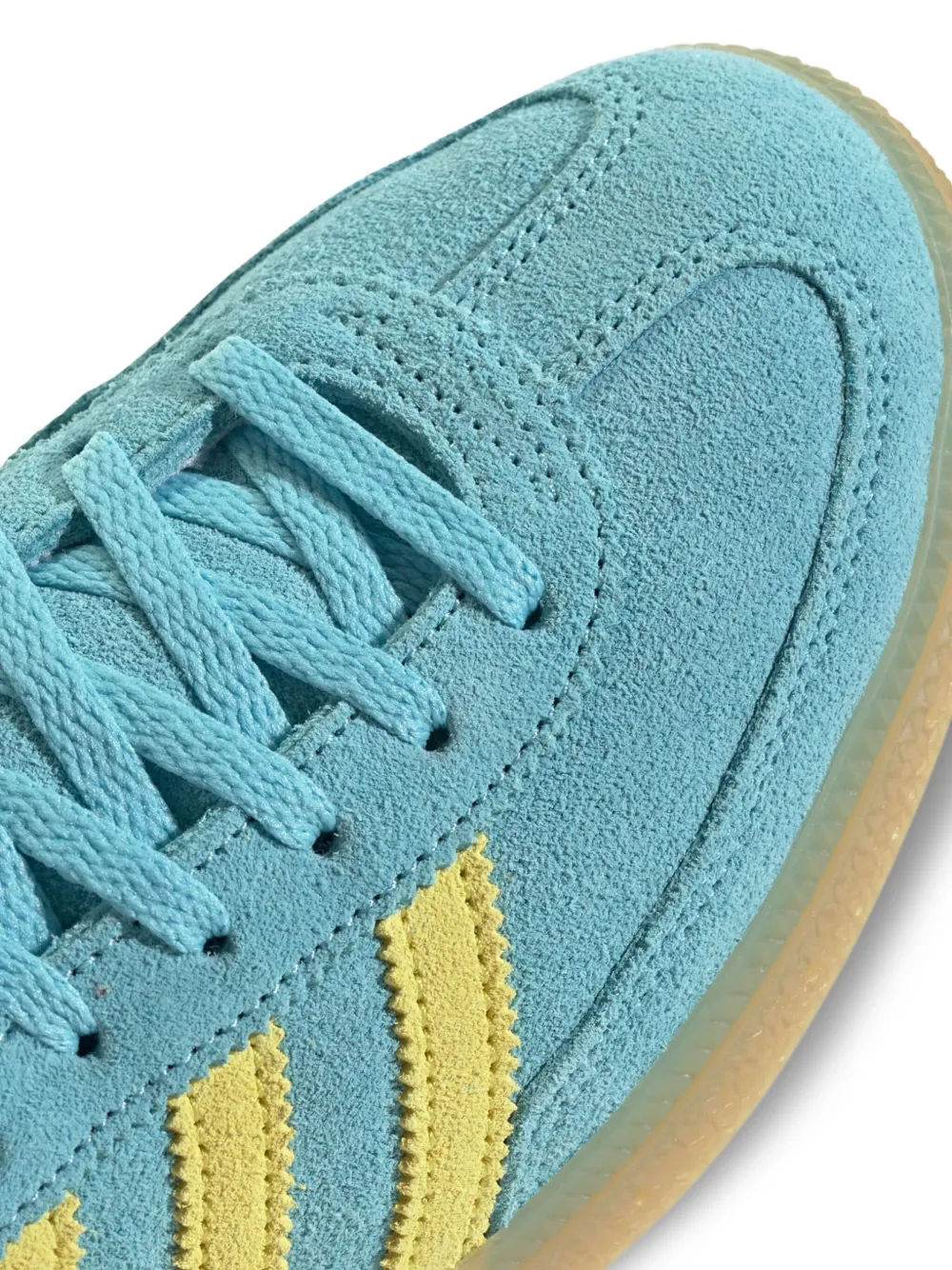 adidas Originals Handball Spezial suede three-stripe sneakers Blue