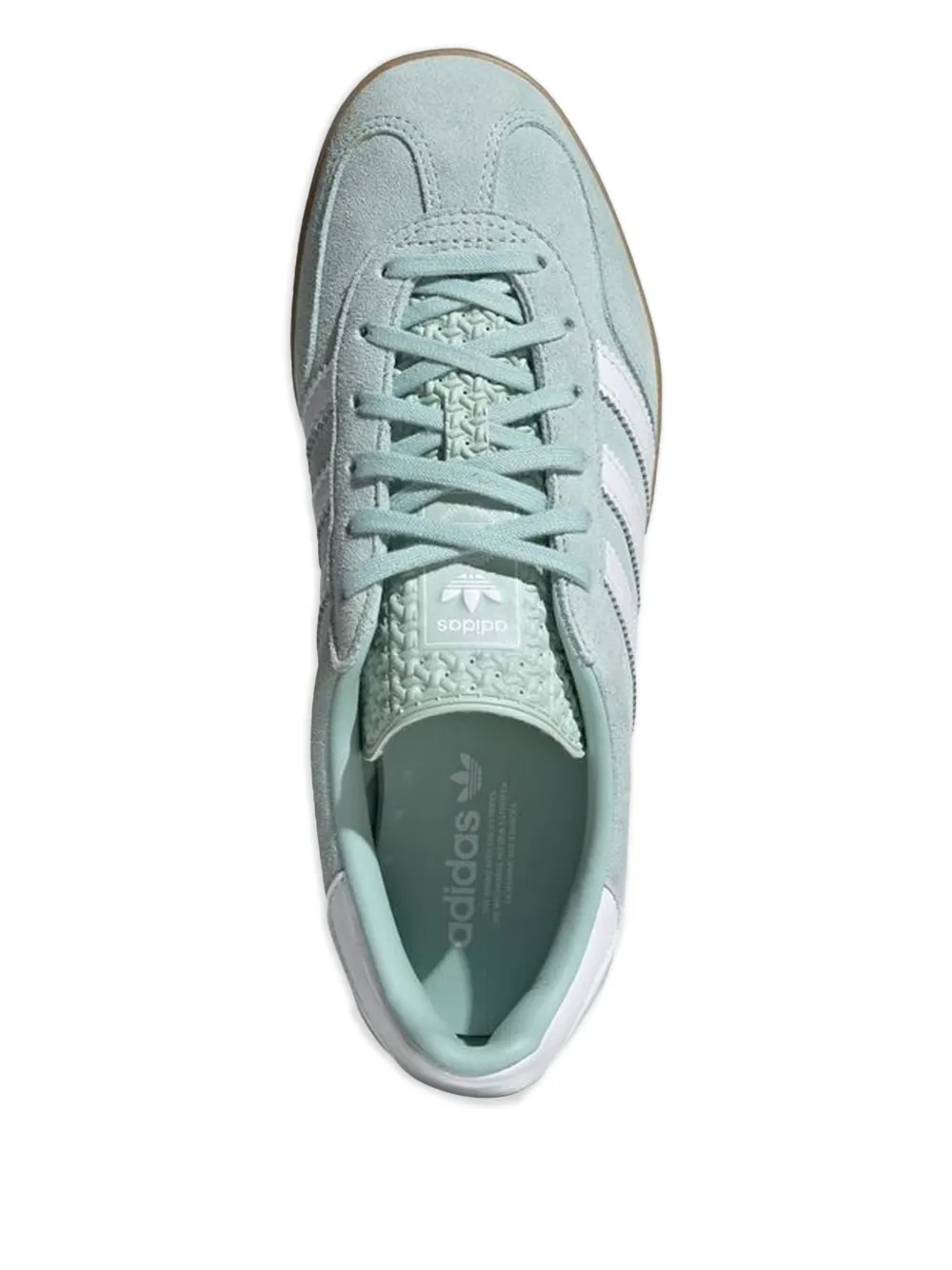 adidas Originals Gazelle three-stripe suede sneakers Green