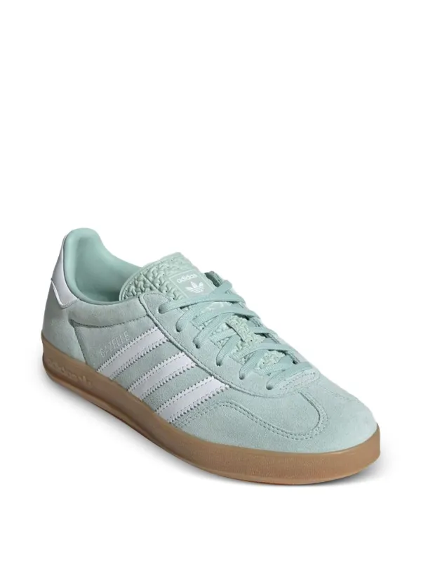 Adidas Gazelle three-stripe Suede Sneakers | Green | FARFETCH
