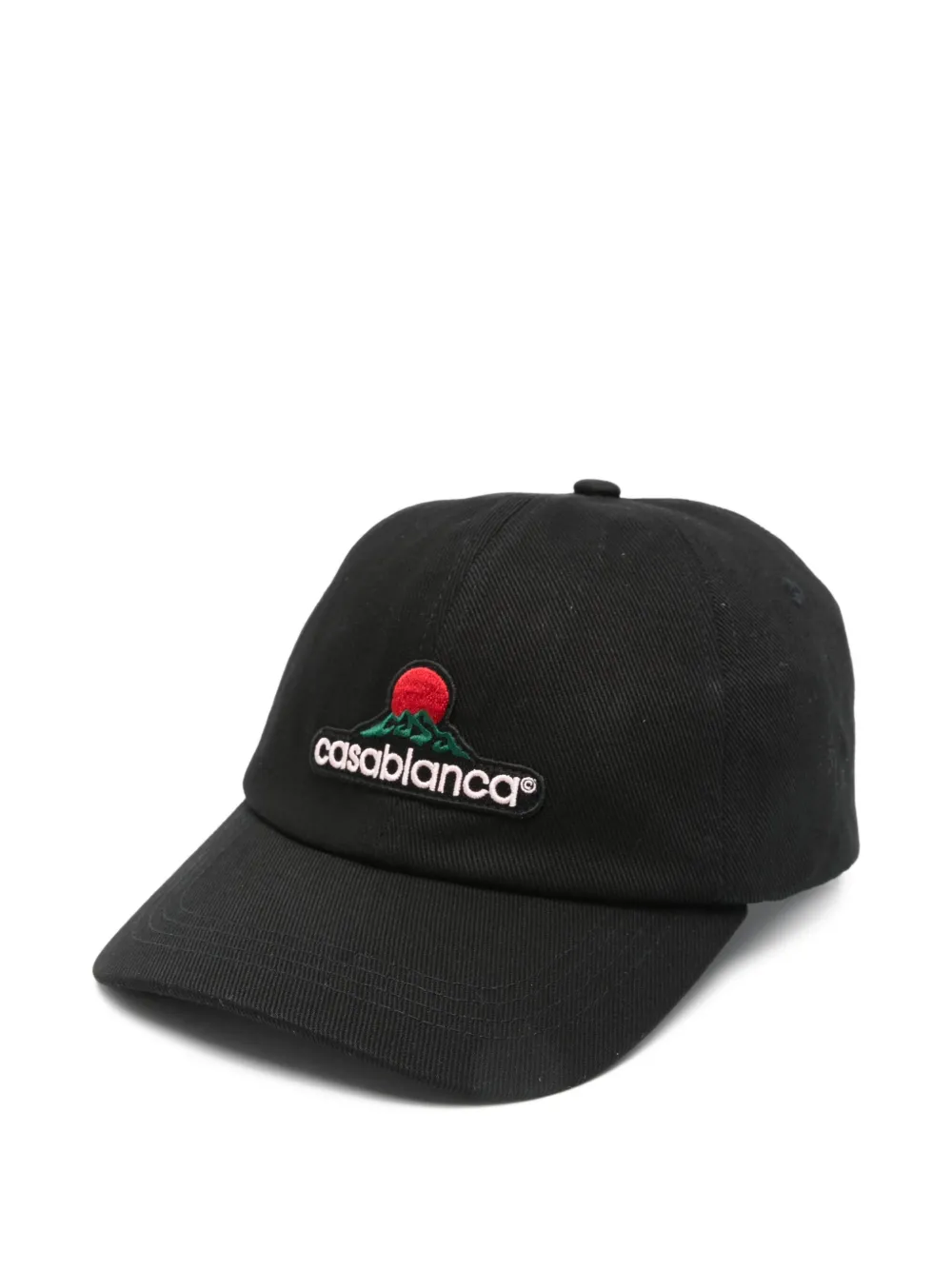 Casablanca Montagne embroidered-logo baseball cap Zwart
