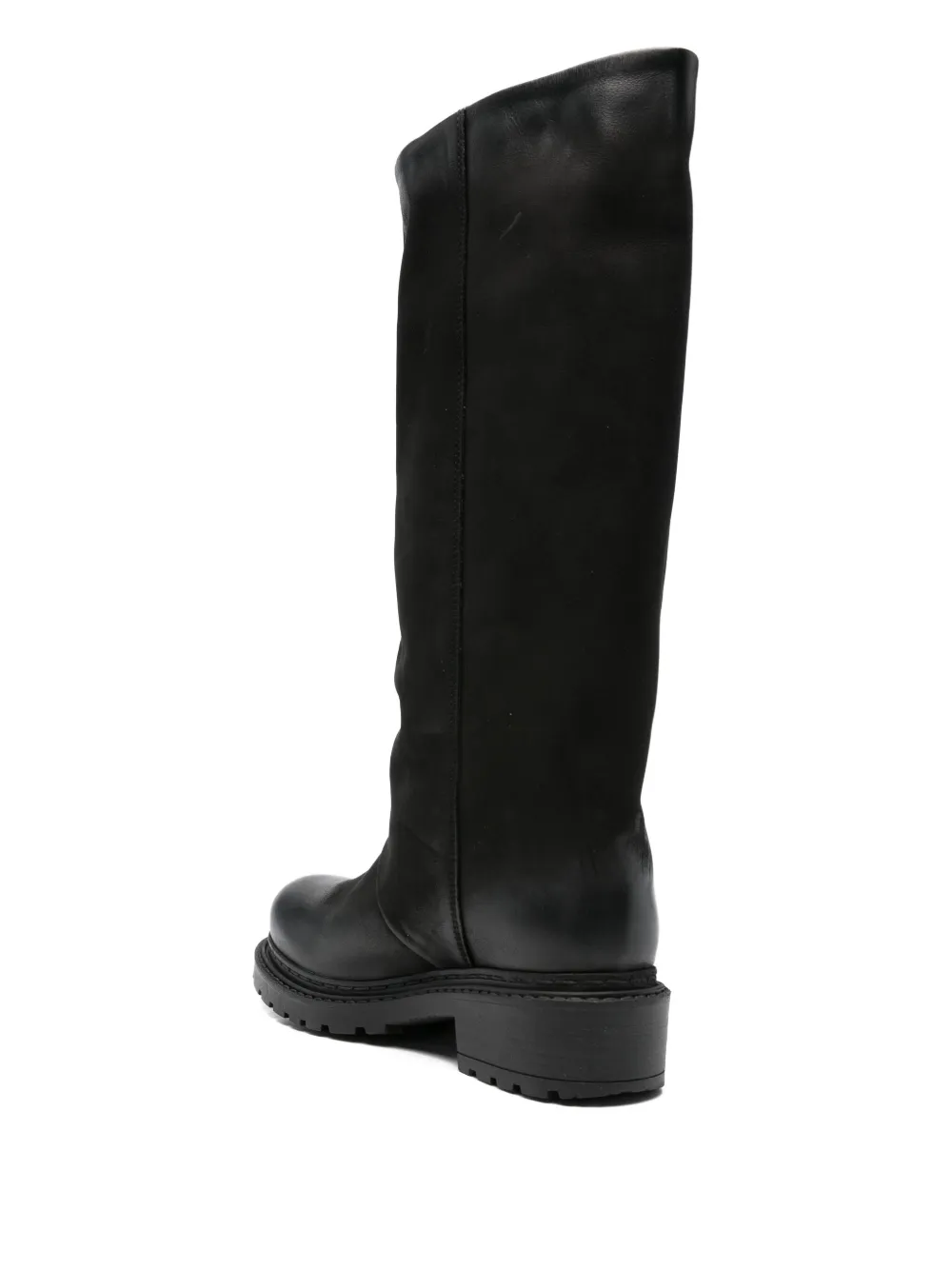 Metisse 40mm slouch calf-leather boots Black