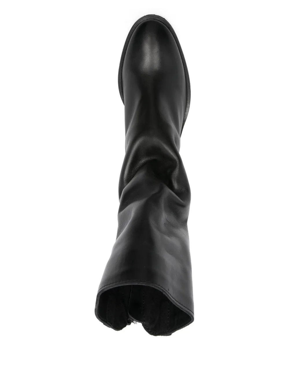 Metisse slouchy zip boots Black