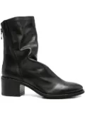 Metisse slouchy zip boots - Black