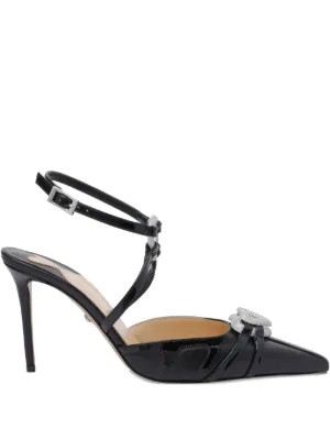 【関税込み】MACH & MACH ブルー Crystal Bow ボディスーツ FARFETCH - The Global Destination For Modern Luxury