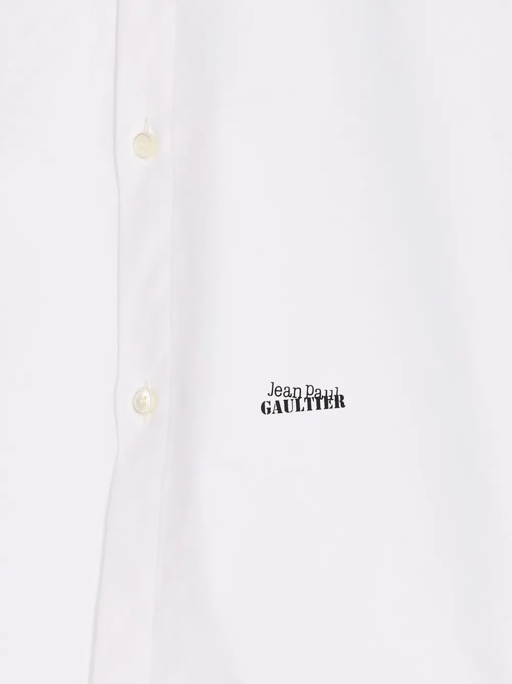 Jean Paul Gaultier button-front shirt Wit
