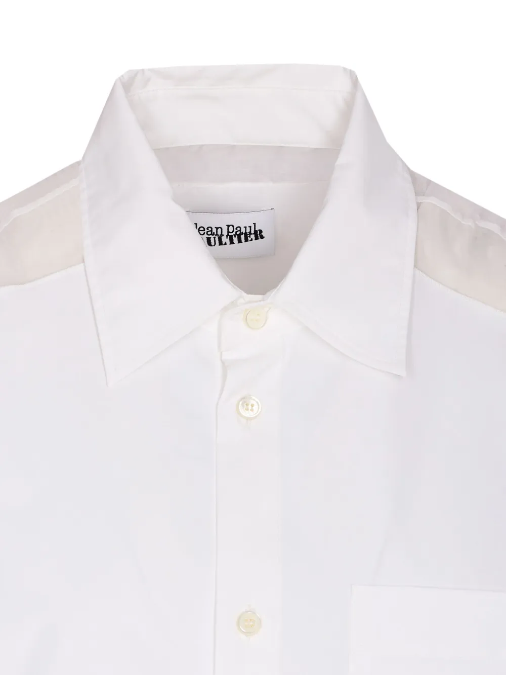 Jean Paul Gaultier button-front shirt Wit