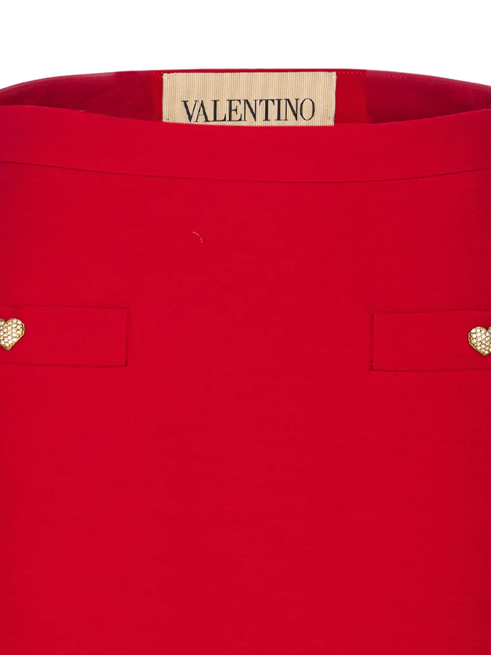Valentino Garavani Rok met hartknoop Rood