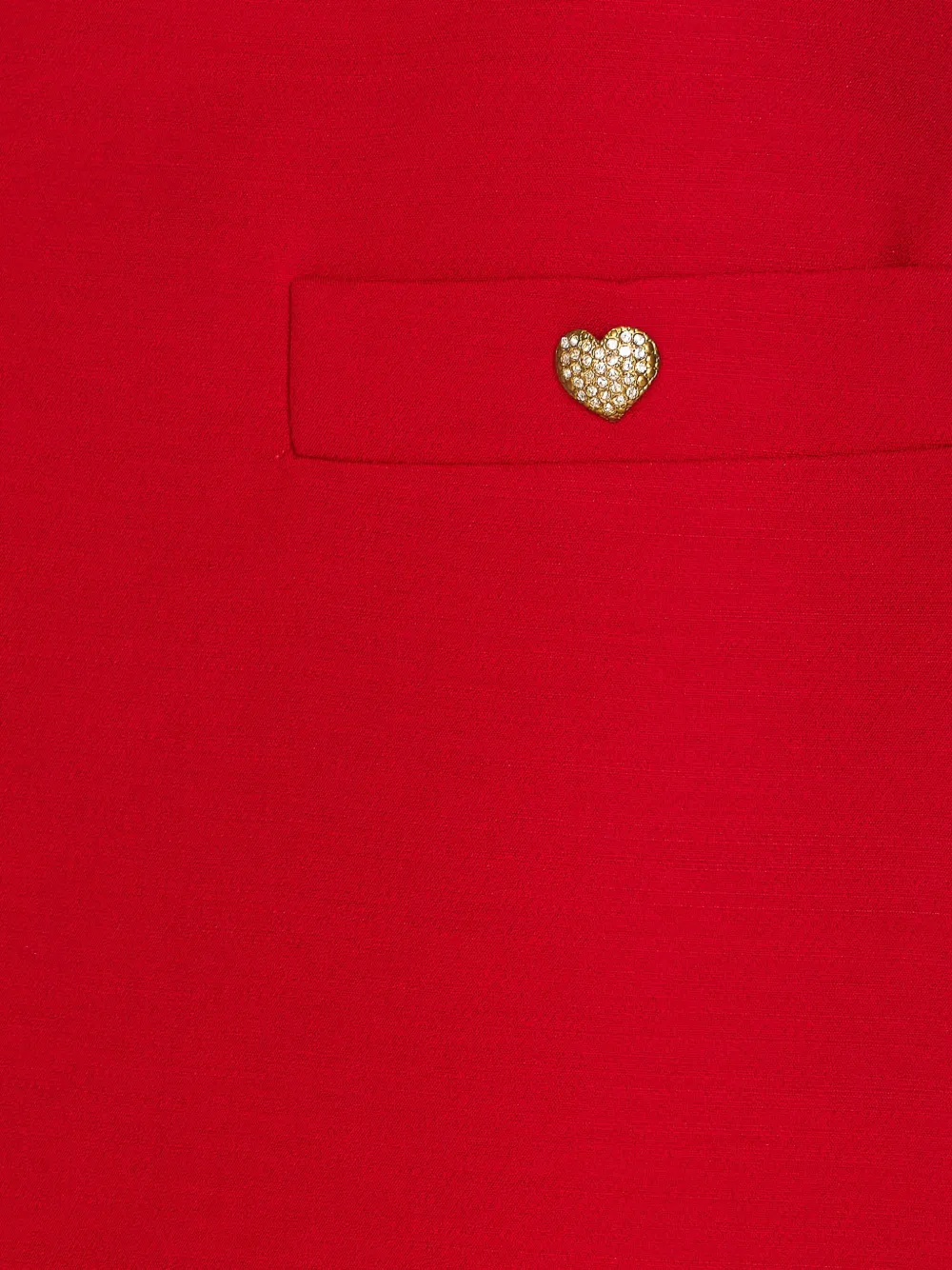 Valentino Garavani Rok met hartknoop Rood