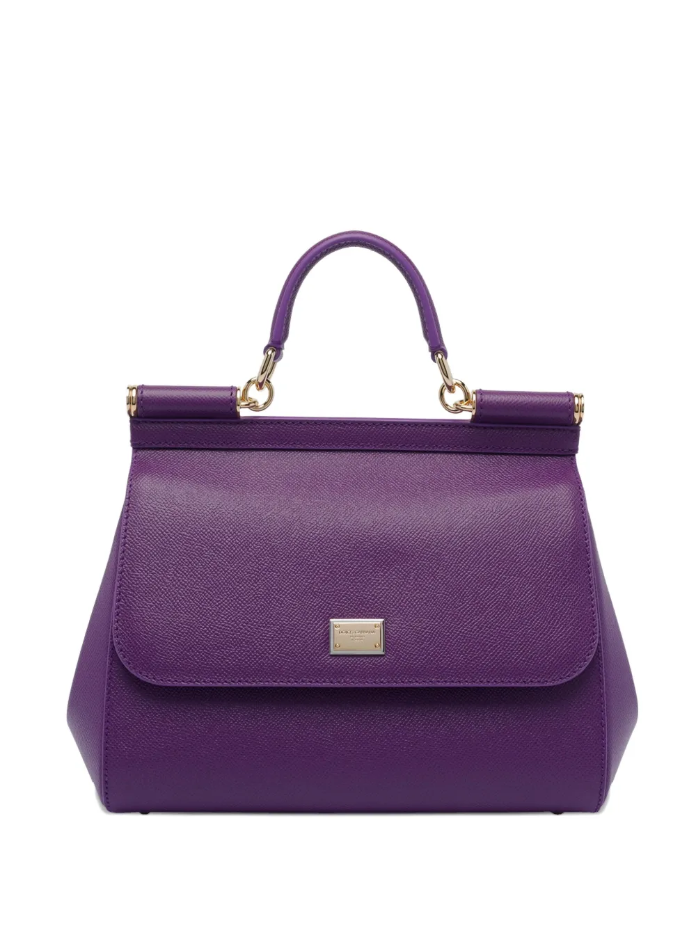 Dolce & Gabbana Sicily grote tas met handgreep Paars