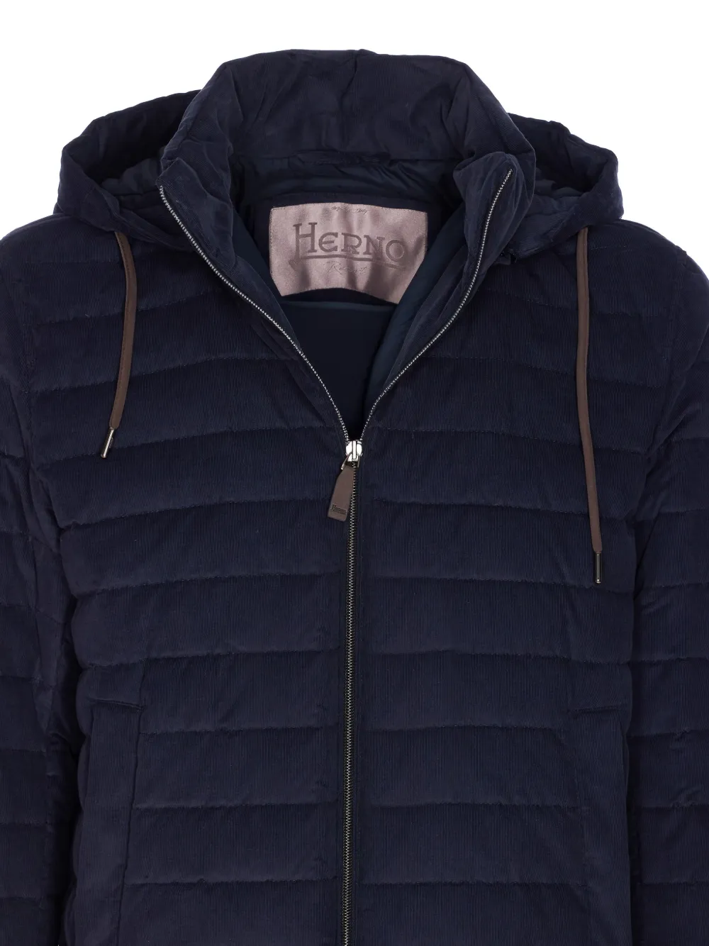 Herno Resort ribfluwelen jack Blauw