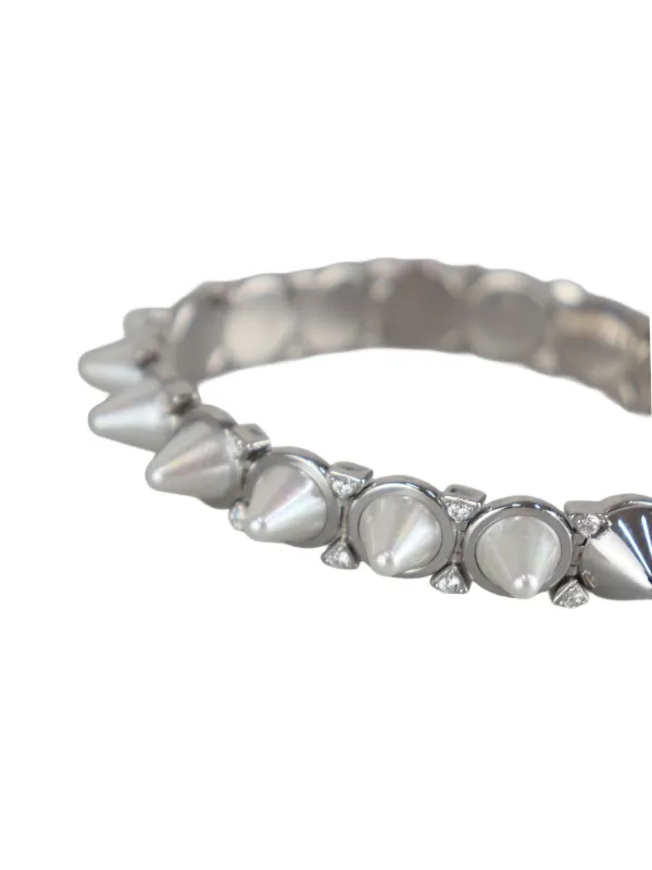 AMBUSH Pearl Spike Bracelet | Silver | FARFETCH