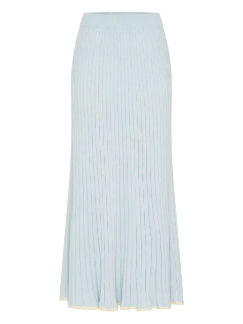 Anna Quan Felicia ribbed midi skirt