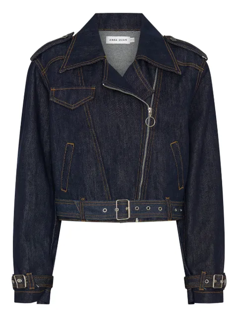 Anna Quan Phoenix belted denim jacket