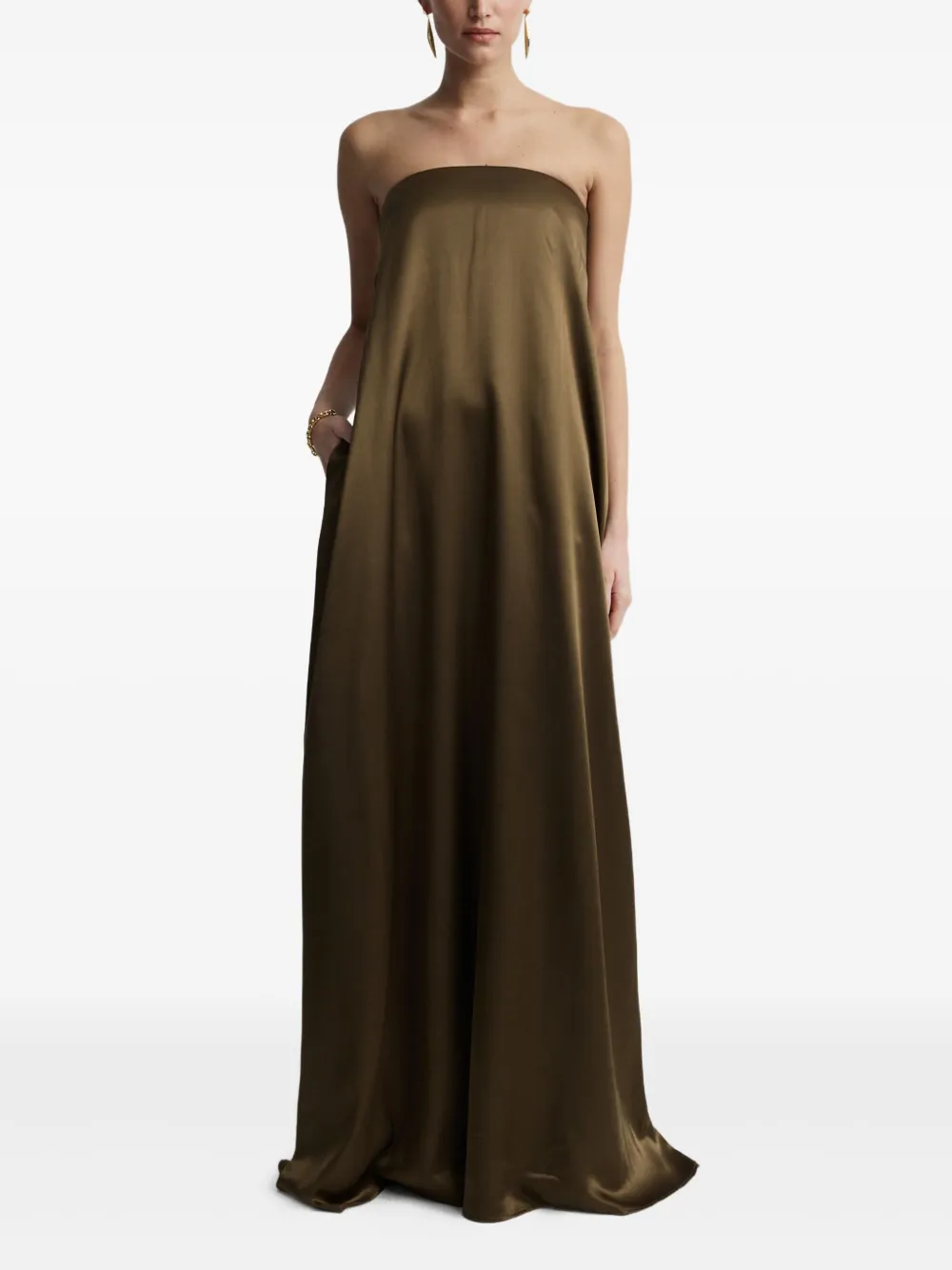 Delfina strapless maxi dress