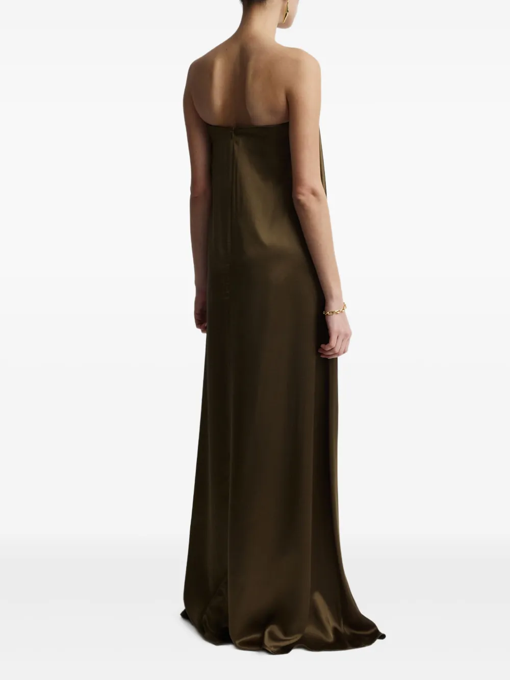 Anna Quan Strapless maxi-jurk Groen