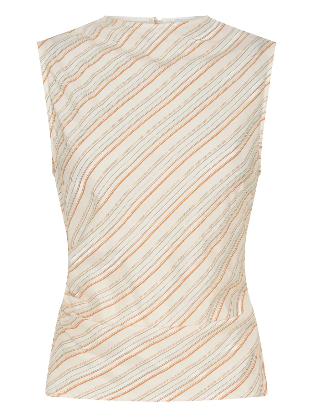 Anna Quan Tali Diagonal-stripe Sleeveless Top In Multi