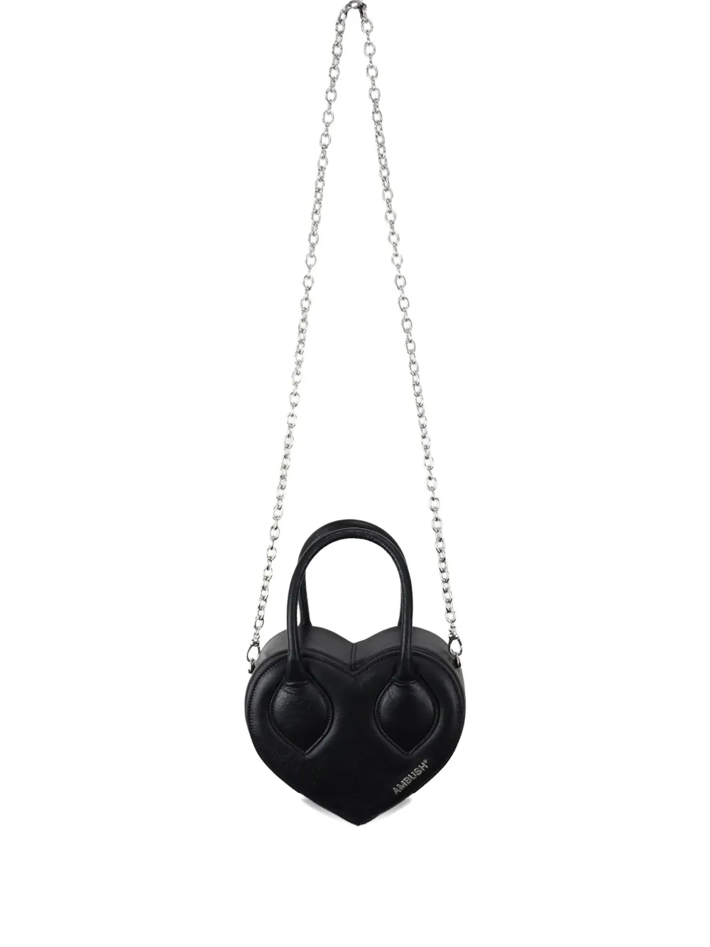 AMBUSH heart top-handle chain shoulder bag | Black | Image 1