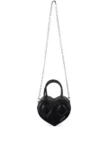 AMBUSH heart top-handle chain shoulder bag - Black