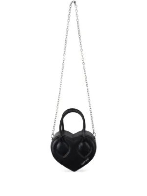 【AMBUSH】ハート ショルダーバッグ AMBUSH ハート ショルダーバッグ | ブラック | FARFETCH JP