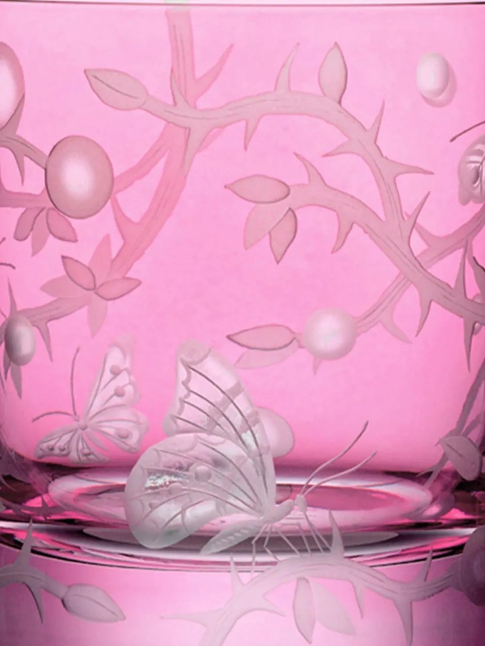 Artel  Flights of Fantasy butterfly-embellished glass tumbler | Glassware | Image 2
