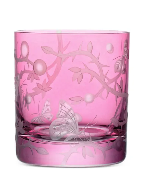 Artel  Flights of Fantasy butterfly-embellished glass tumbler