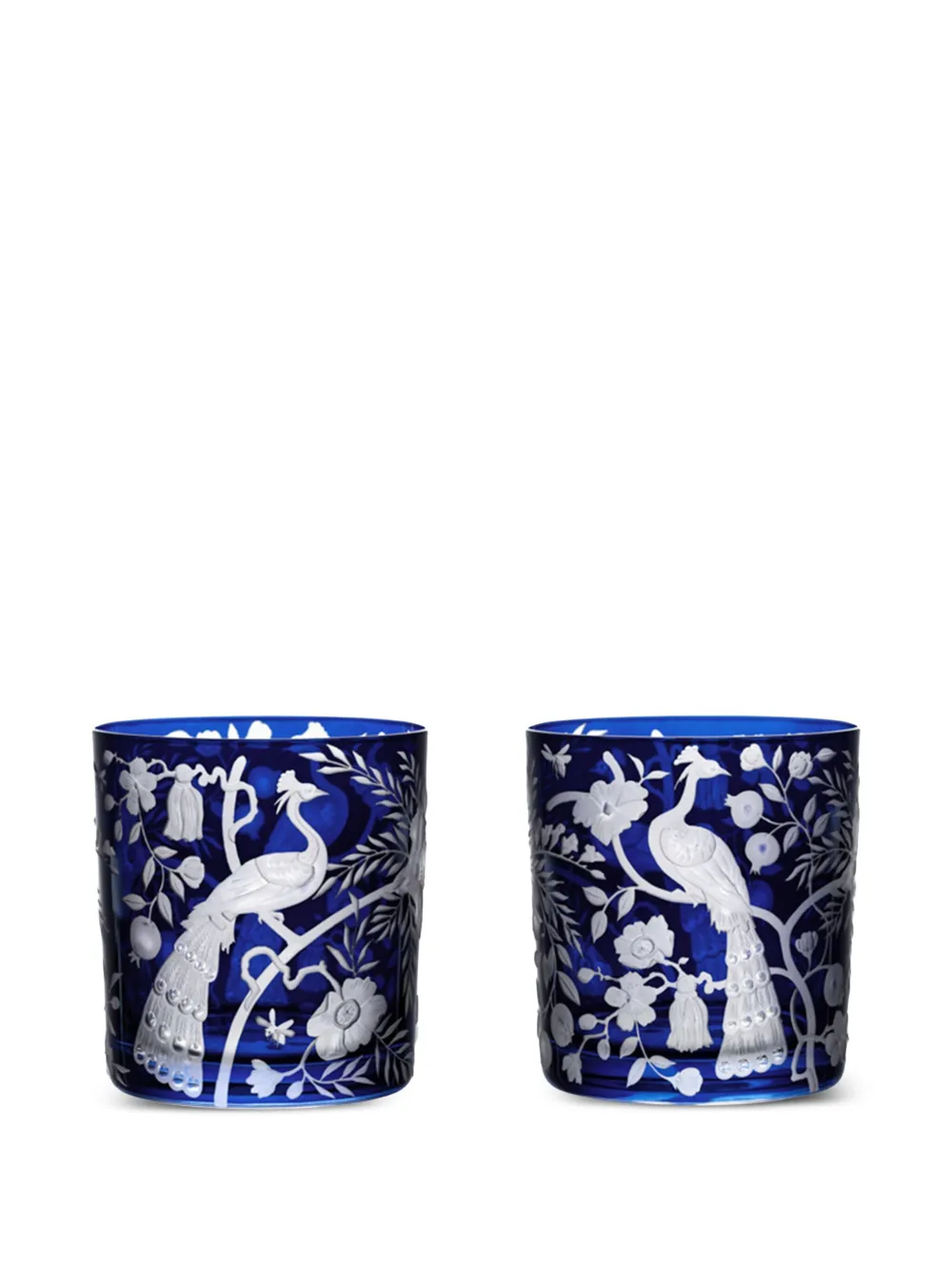 Artel peacock-floral glasses | Glassware | Image 2