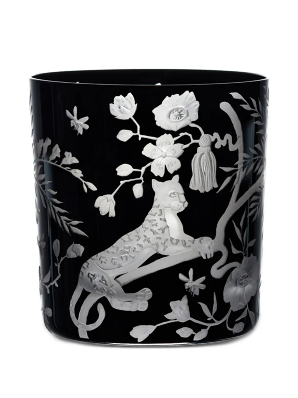 Artel Chinoiserie Jaguar tumbler | Black | Image 1