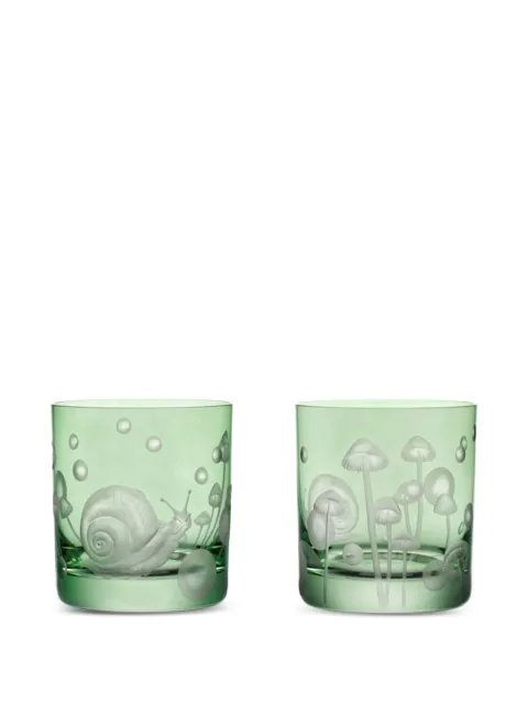 Artel Flights of Fantasy snail mushroom glass