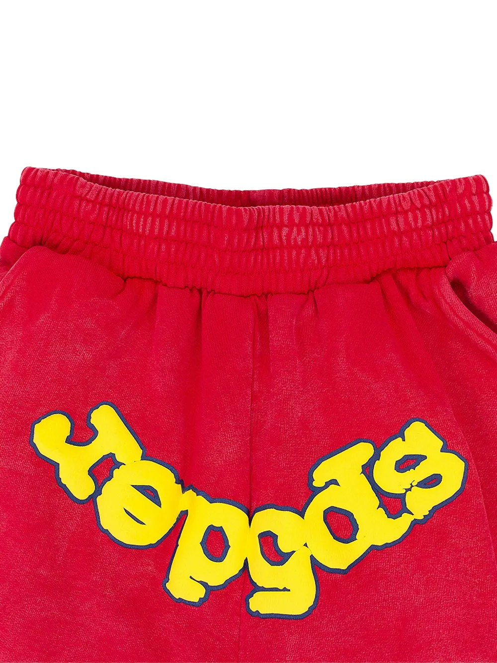SP5DER Trainingsshorts met logoprint Rood