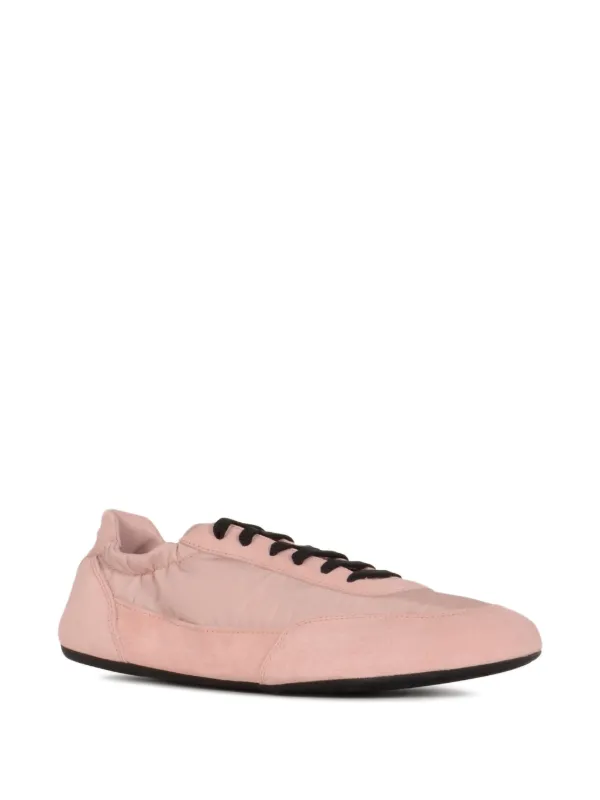 Prada Collapse スエードスニーカー | ピンク | FARFETCH JP