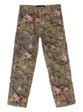 SP5DER floral camouflage jeans - Green