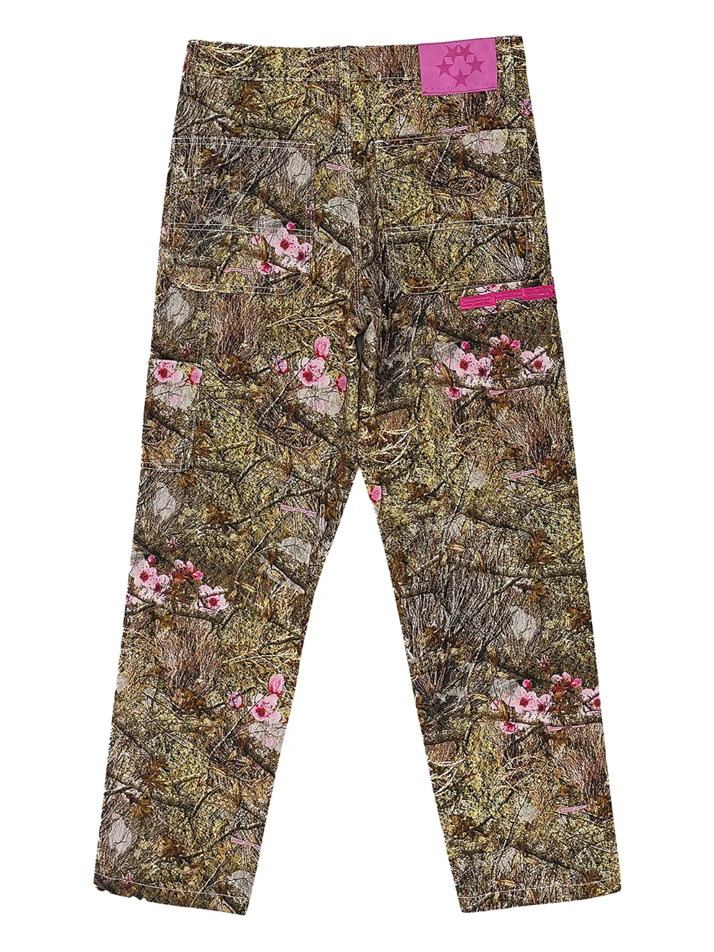 SP5DER floral camouflage jeans | Regular-Fit & Straight Leg Pants | Image 2