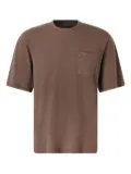 Officine Generale pocket T-shirt - Brown