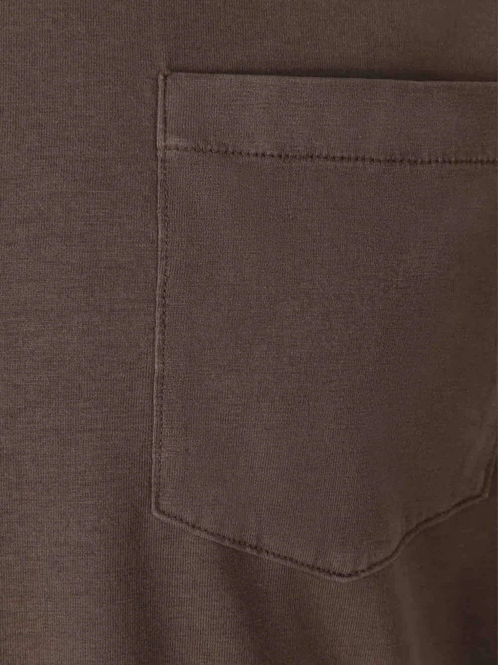 Officine Generale T-shirt met zak Bruin