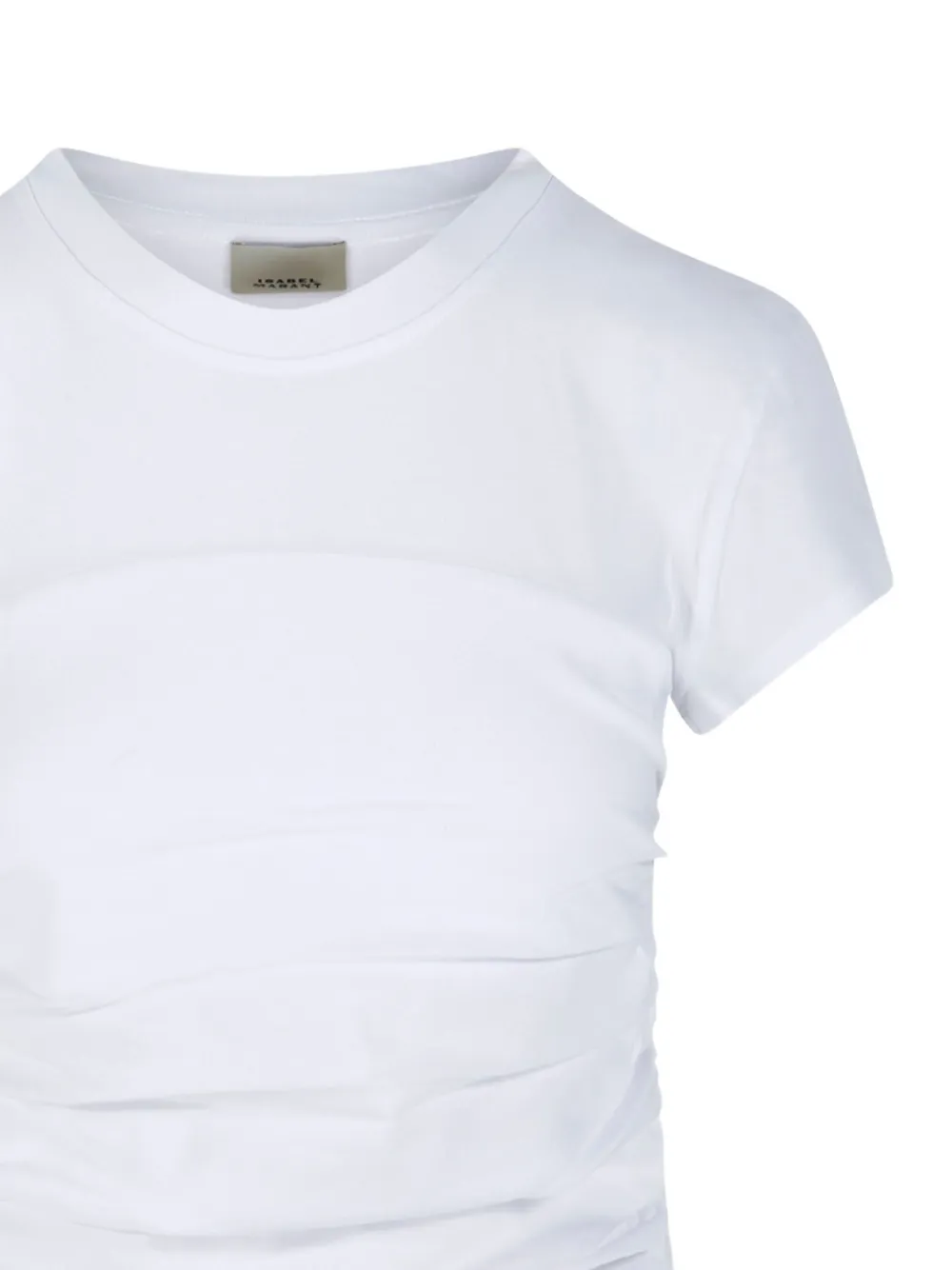 ISABEL MARANT T-shirt met gesmockte mouwen Wit
