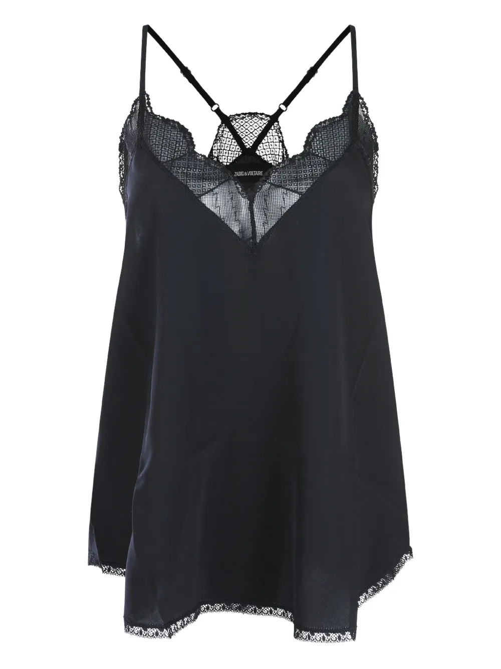 zadig and voltaire silk top | Black | Image 1
